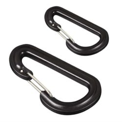 קרבינר ניילון Nylon Hook with Stainless Steel Safety Omer