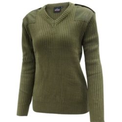 סוודר צבאי לחיילים עם כותפות וטלאים