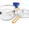 סט בישול לשטח GSI GLACIER S/ST 1 PERSON MESS KIT