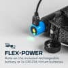 ⁦פנס ראש נטען Einstein™ 1000 Flex NEBO⁩ – תמונה ⁦3⁩