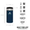 תרמוס סטיינלי 0.35 ליטר STANLEY THE AEROLIGHT™ TRANSIT MUG