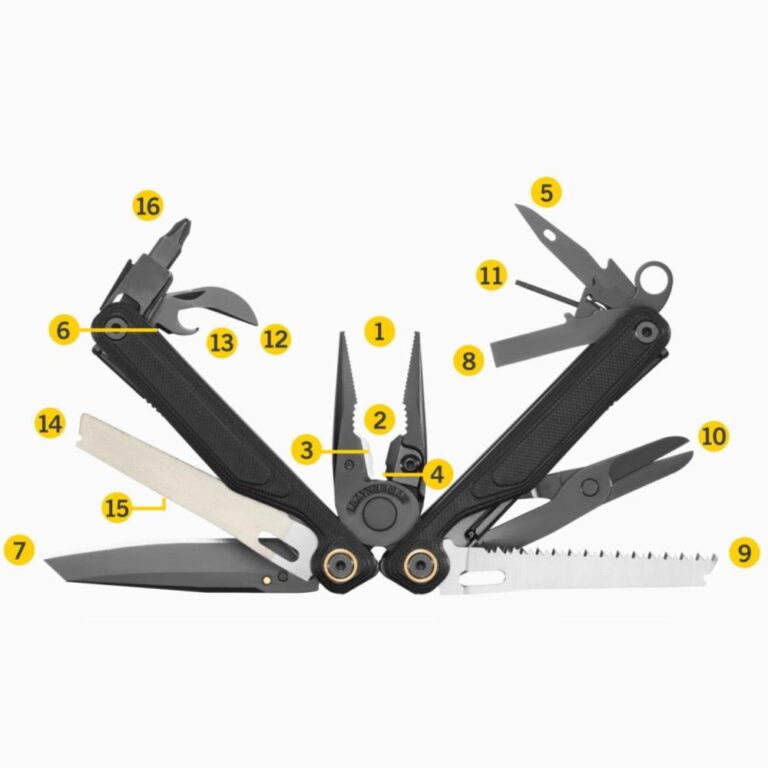 אולר לדרמן Leatherman Wave ALPHA 16 Tools שחור אולר לדרמן Leatherman Wave ALPHA 16 Tools שחור