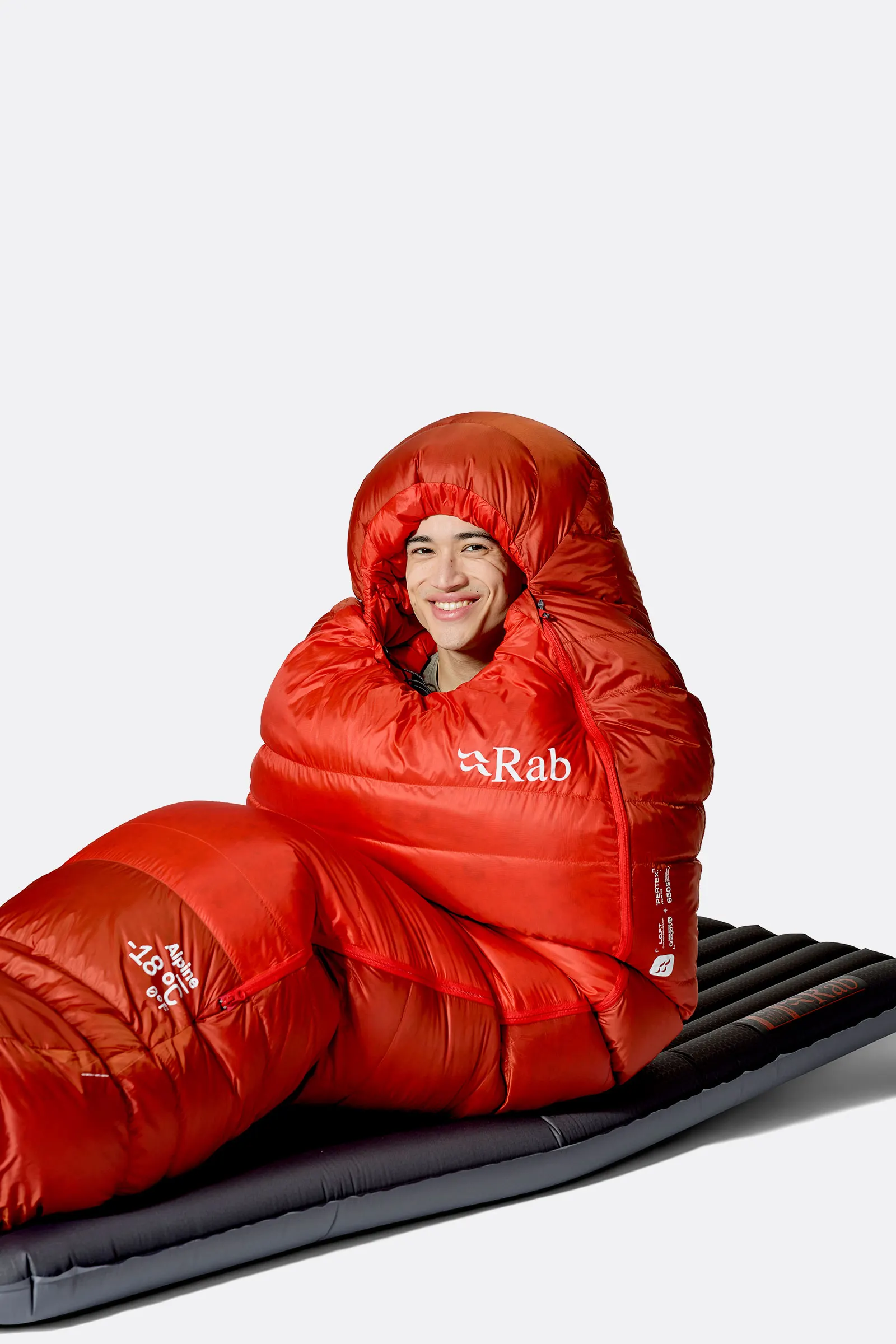 שק שינה פוך RAB Alpine Down Sleeping Bag (0°C) שק שינה פוך RAB Alpine Down Sleeping Bag (0°C)