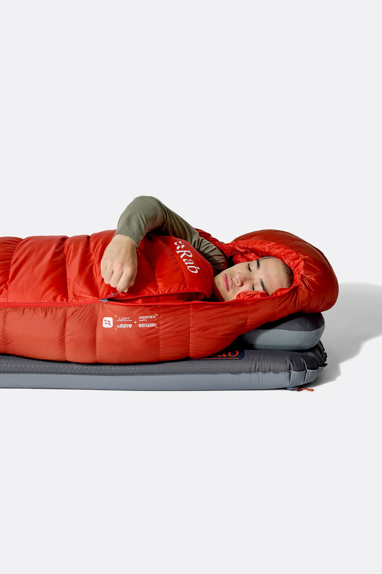 שק שינה פוך RAB Alpine Down Sleeping Bag (0°C) שק שינה פוך RAB Alpine Down Sleeping Bag (0°C)